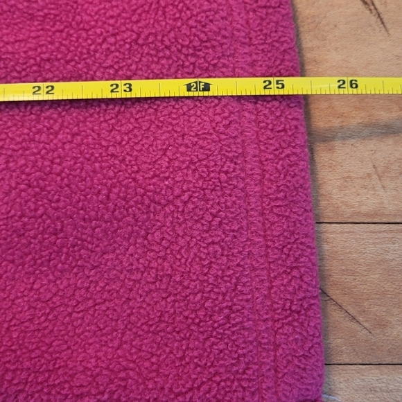 Columbia Raspberry Pink Full Zip Fleece Vest - Picture 9 of 10